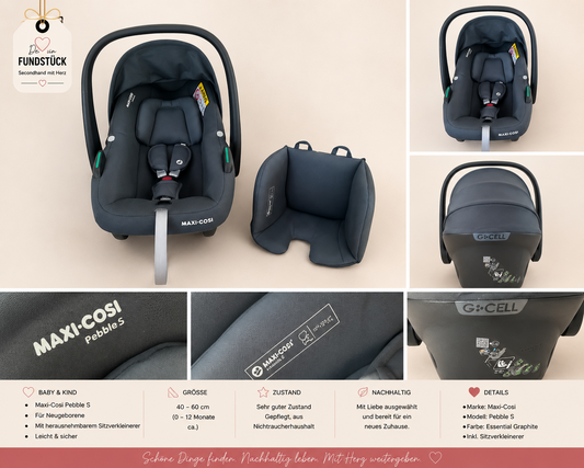 Maxi-Cosi Pebble S Babyschale – sicher & komfortabel ab Geburt